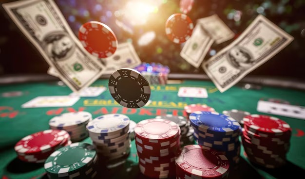 Mobile phone showing amintoto login interface with DANA and OVO payment buttons